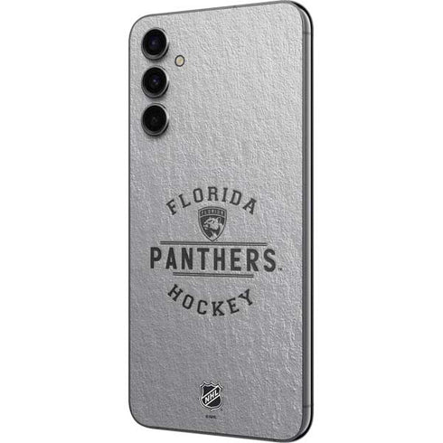 NHL Florida Panthers Black Text Galaxy A14 5G Skin