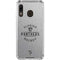 NHL Florida Panthers Black Text Galaxy A30 Clear Case