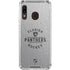 NHL Florida Panthers Black Text Galaxy A30 Clear Case