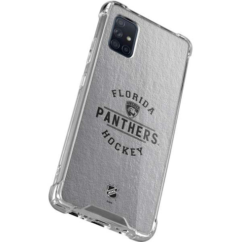 NHL Florida Panthers Black Text Galaxy A51 5G Clear Case