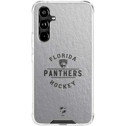 NHL Florida Panthers Black Text Galaxy A54 5G Clear Case