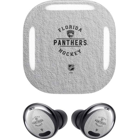 NHL Florida Panthers Black Text Galaxy Buds Pro Skin
