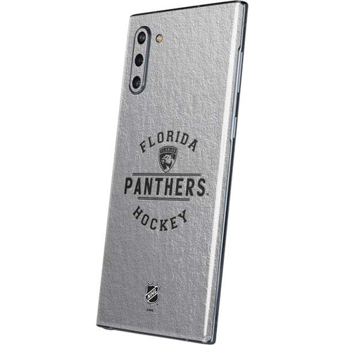 NHL Florida Panthers Black Text Galaxy Note 10 Skin