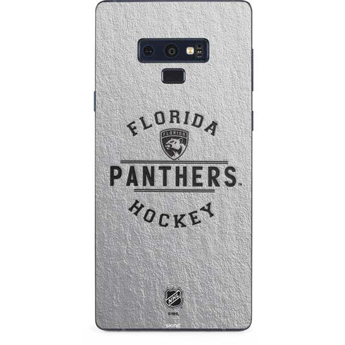 NHL Florida Panthers Black Text Galaxy Note 9 Skin