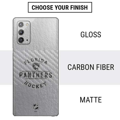 NHL Florida Panthers Black Text Galaxy Note20 5G Skin