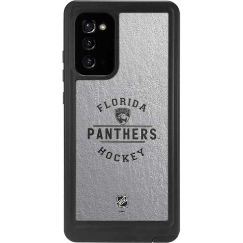 NHL Florida Panthers Black Text Galaxy Note20 5G Waterproof Case