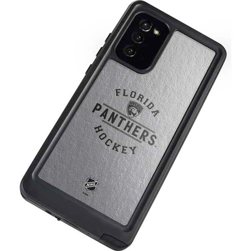 NHL Florida Panthers Black Text Galaxy Note20 5G Waterproof Case