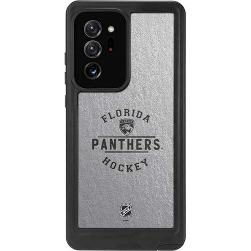 NHL Florida Panthers Black Text Galaxy Note20 Ultra 5G Waterproof Case
