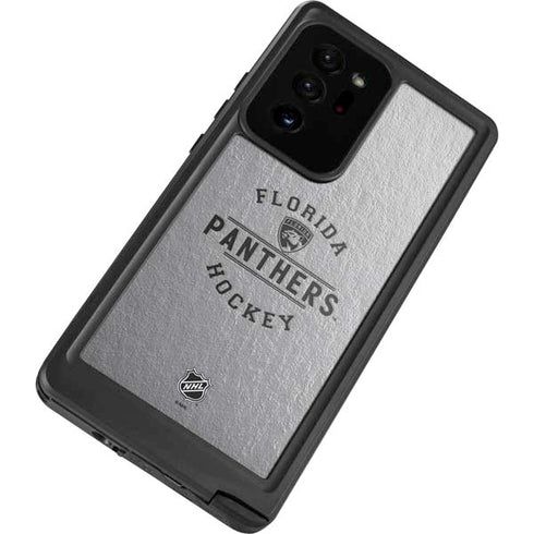 NHL Florida Panthers Black Text Galaxy Note20 Ultra 5G Waterproof Case
