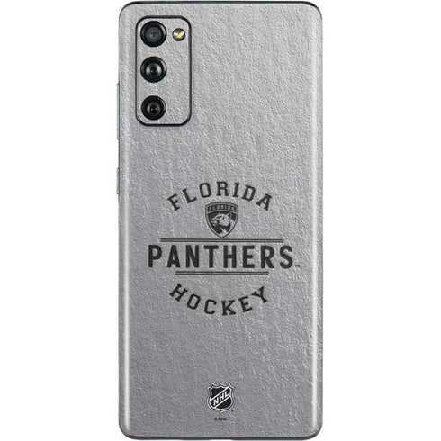 NHL Florida Panthers Black Text Galaxy S20 Fan Edition Skin