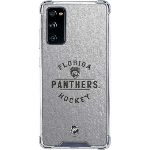 NHL Florida Panthers Black Text Galaxy S20 FE Clear Case