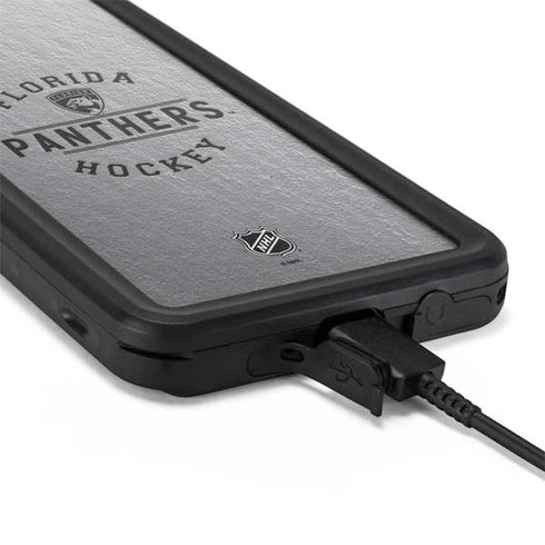 NHL Florida Panthers Black Text Galaxy S20 Plus Waterproof Case