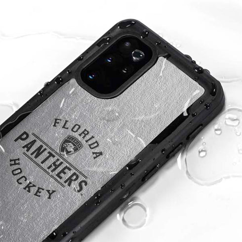 NHL Florida Panthers Black Text Galaxy S20 Plus Waterproof Case