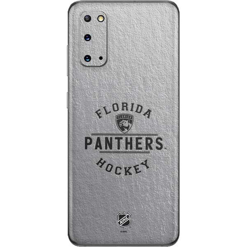 NHL Florida Panthers Black Text Galaxy S20 Skin