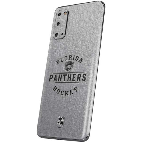NHL Florida Panthers Black Text Galaxy S20 Skin
