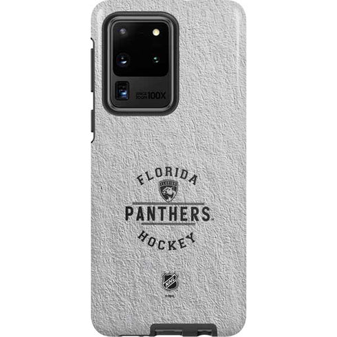 NHL Florida Panthers Black Text Galaxy S20 Ultra 5G Pro Case