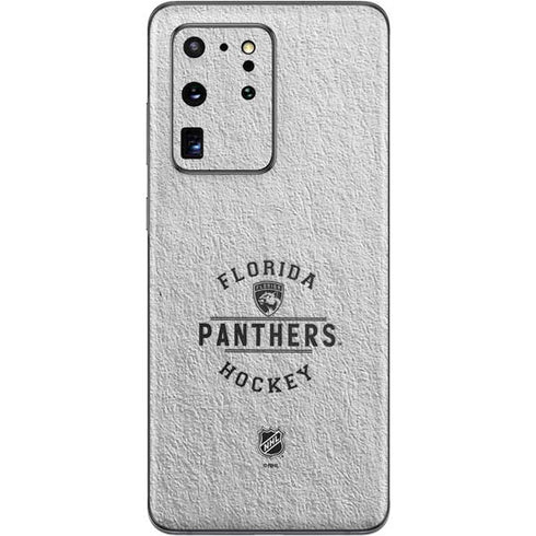 NHL Florida Panthers Black Text Galaxy S20 Ultra 5G Skin
