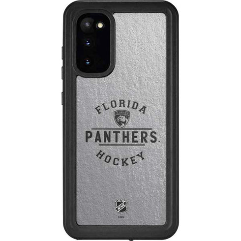 NHL Florida Panthers Black Text Galaxy S20 Waterproof Case