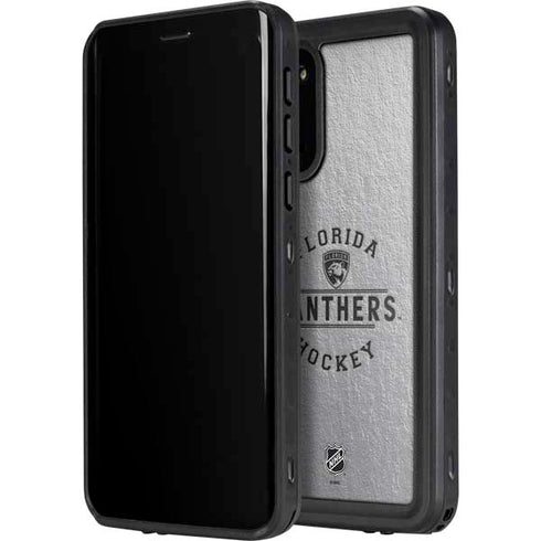 NHL Florida Panthers Black Text Galaxy S20 Waterproof Case