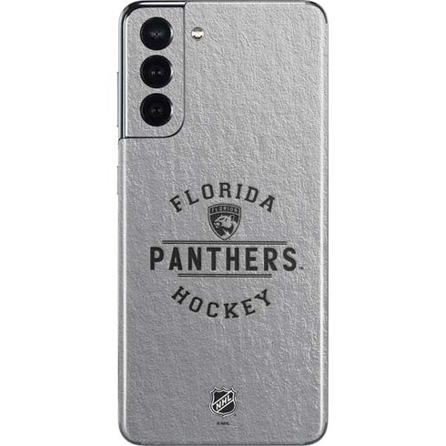 NHL Florida Panthers Black Text Galaxy S21 5G Skin