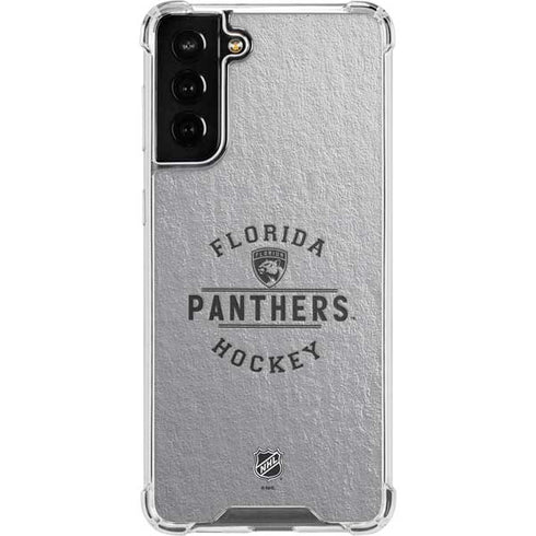 NHL Florida Panthers Black Text Galaxy S22 Plus Clear Case