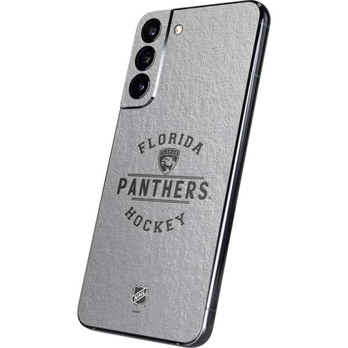 NHL Florida Panthers Black Text Galaxy S22 Plus Skin
