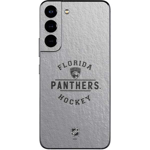 NHL Florida Panthers Black Text Galaxy S22 Skin