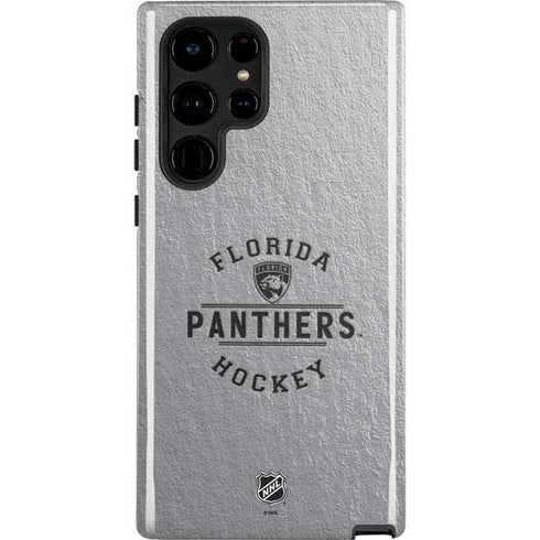 NHL Florida Panthers Black Text Galaxy S22 Ultra Pro Case