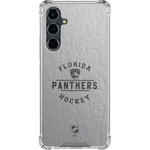 NHL Florida Panthers Black Text Galaxy S23 FE Clear Case