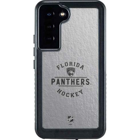 NHL Florida Panthers Black Text Galaxy S23 Plus Waterproof Case