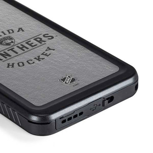 NHL Florida Panthers Black Text Galaxy S23 Plus Waterproof Case
