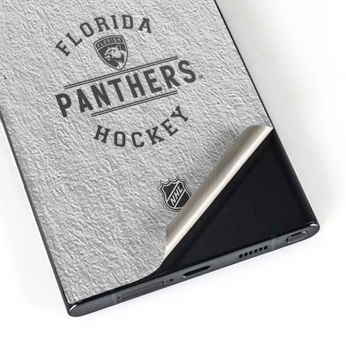 NHL Florida Panthers Black Text Galaxy S23 Ultra Skin