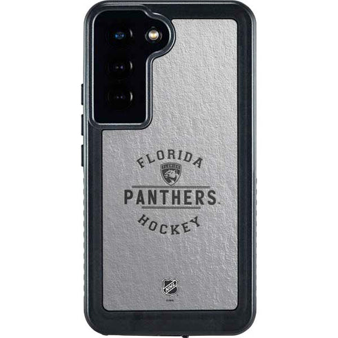 NHL Florida Panthers Black Text Galaxy S23 Waterproof Case