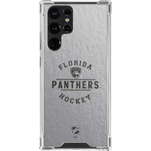 NHL Florida Panthers Black Text Galaxy S24 Ultra Clear Case