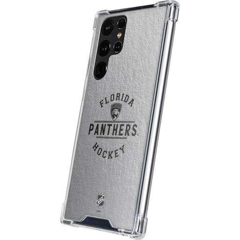 NHL Florida Panthers Black Text Galaxy S24 Ultra Clear Case