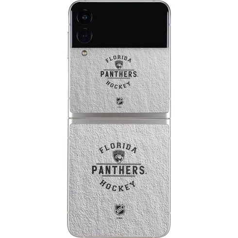 NHL Florida Panthers Black Text Galaxy Z Flip4 5G Skin