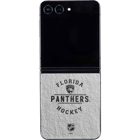 NHL Florida Panthers Black Text Galaxy Z Flip5 5G Skin