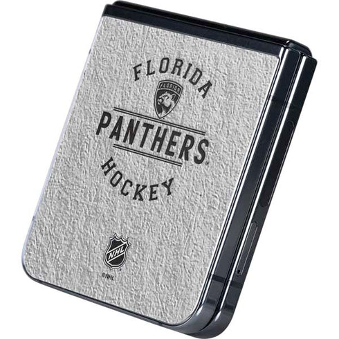 NHL Florida Panthers Black Text Galaxy Z Flip5 5G Skin