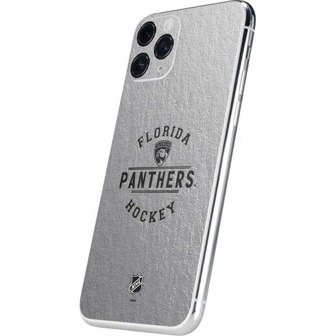 NHL Florida Panthers Black Text iPhone 11 Pro Skin