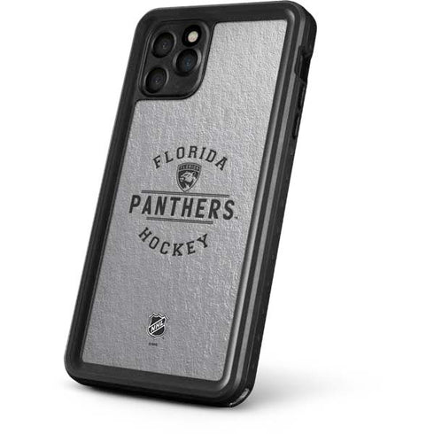 NHL Florida Panthers Black Text iPhone 11 Pro Waterproof Case