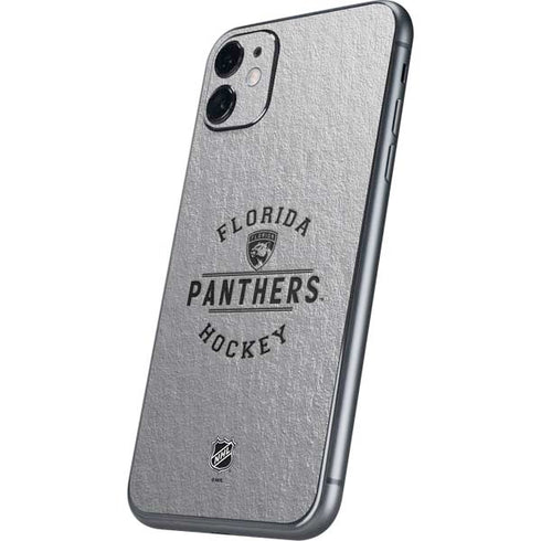 NHL Florida Panthers Black Text iPhone 11 Skin