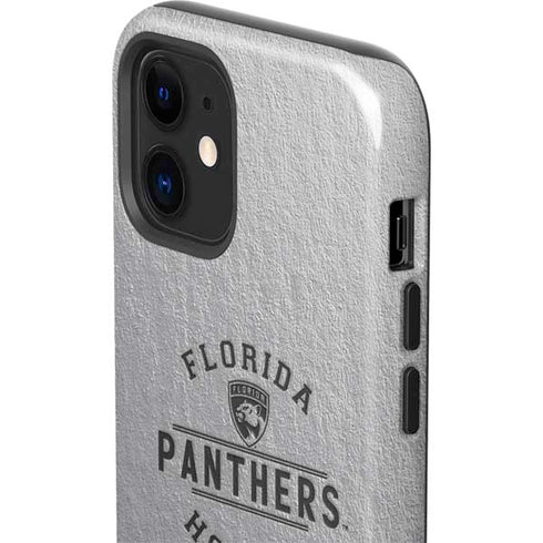 NHL Florida Panthers Black Text iPhone 12 Impact Case