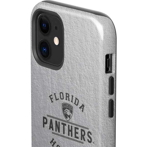 NHL Florida Panthers Black Text iPhone 12 Mini Impact Case