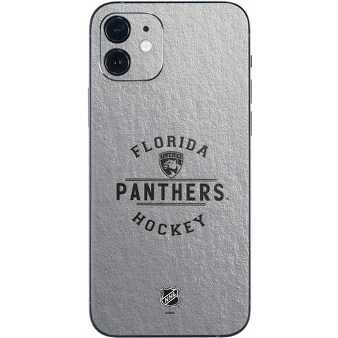 NHL Florida Panthers Black Text iPhone 12 Mini Skin
