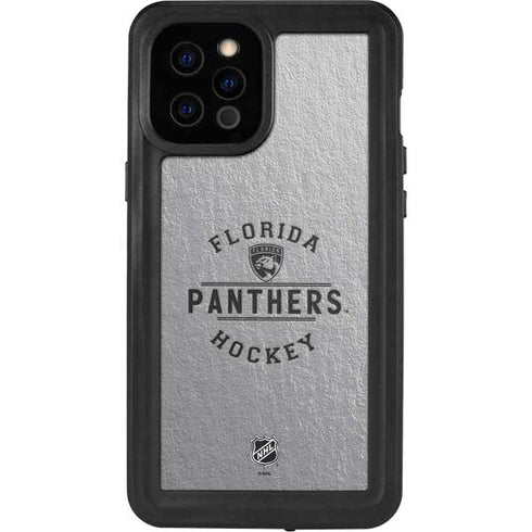 NHL Florida Panthers Black Text iPhone 12 Pro Max Waterproof Case