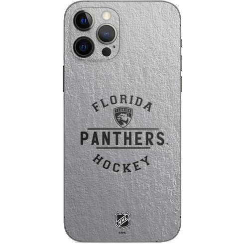 NHL Florida Panthers Black Text iPhone 12 Pro Skin