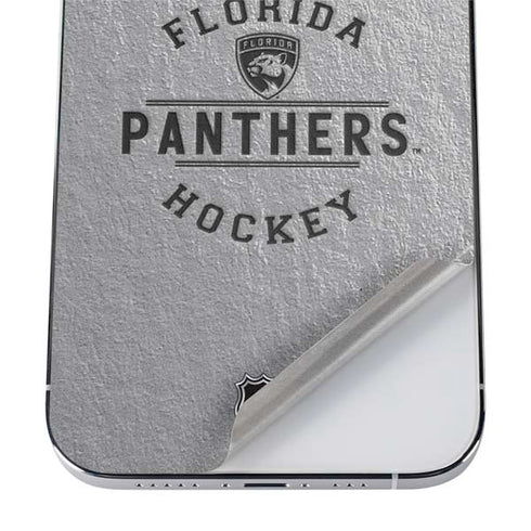 NHL Florida Panthers Black Text iPhone 12 Pro Skin