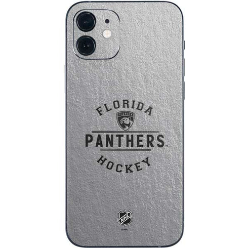 NHL Florida Panthers Black Text iPhone 12 Skin