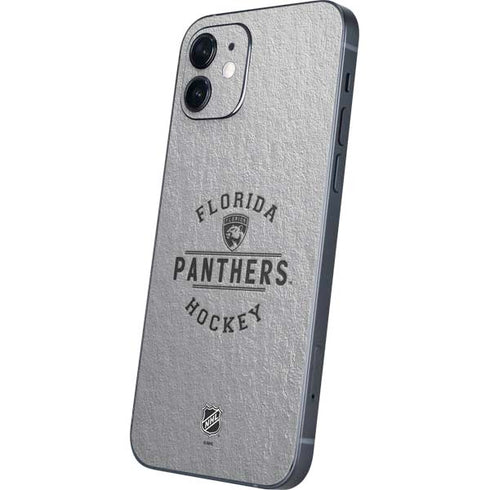 NHL Florida Panthers Black Text iPhone 12 Skin