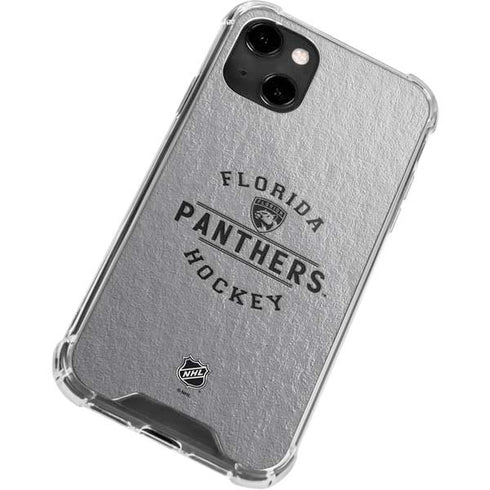 NHL Florida Panthers Black Text iPhone 13 Clear Case